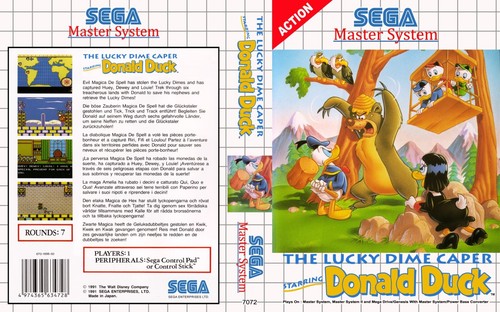 Lucky dime caper master system - dime,
